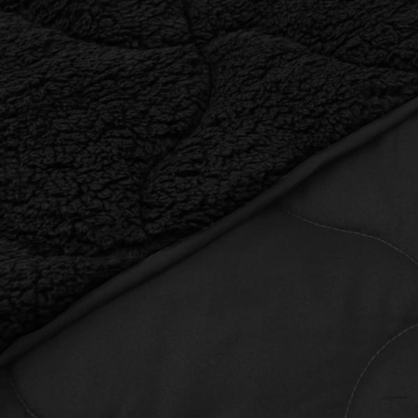 Winterbettdecke 200 x 240 cm Winter Schwarz Atmungsaktiv