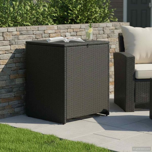 ARDEBO.de - Kissenbox 55 x 55 x 69 cm Stahl