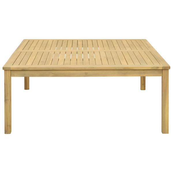 Couchtisch Helles Akazienholz 110 x 110 x 45 cm