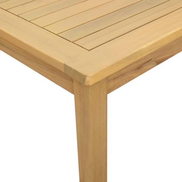 Couchtisch Helles Akazienholz 110 x 110 x 45 cm