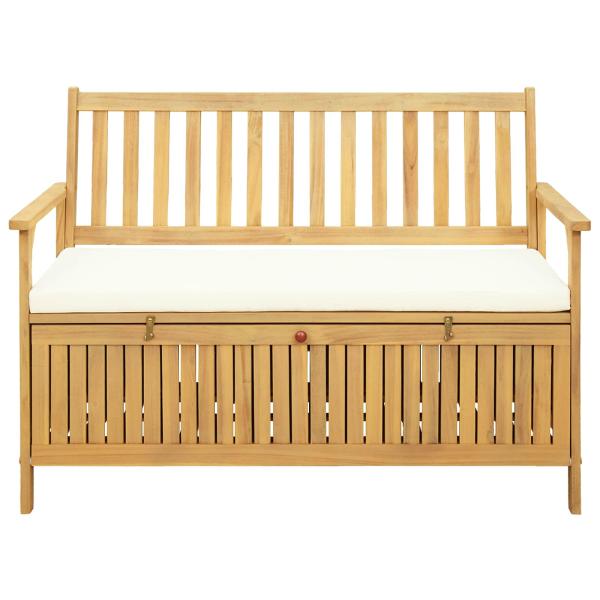 Garten-Aufbewahrungsbank 2 -Seater 120 x 63 x 84 cm Rechteckig