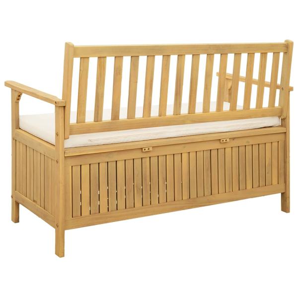 Garten-Aufbewahrungsbank 2 -Seater 120 x 63 x 84 cm Rechteckig