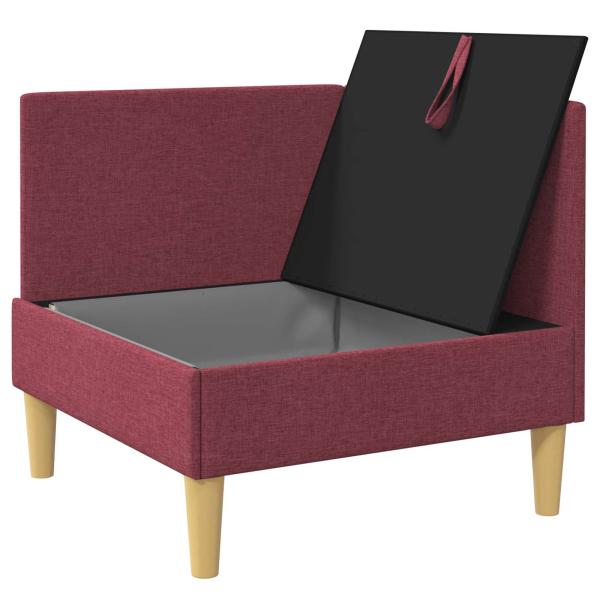 Sofa mit Stauraum Stoff