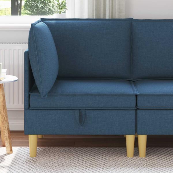 ARDEBO.de - Sofa mit Stauraum Stoff