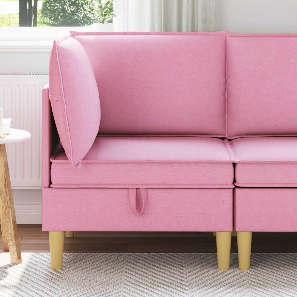 ARDEBO.de - Sofa mit Stauraum Stoff