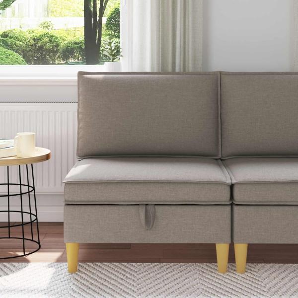 ARDEBO.de - Sofa mit Stauraum Stoff