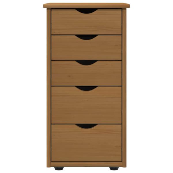 Schrank 34 x 39 x 61,5 cm Massivholz Kiefer Honigbraun