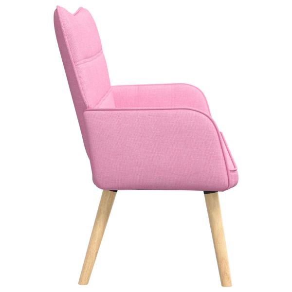 2-Sitzer Sofa Rosa 115 x 61 x 87 cm Stoff