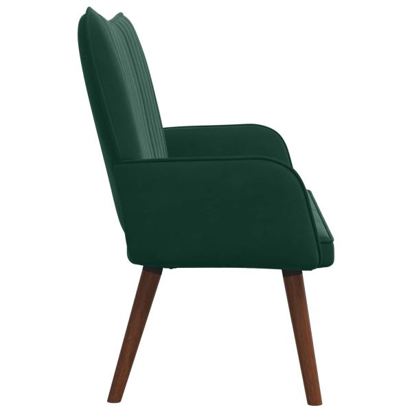 2-Sitzer Sofa Dunkelgrün 115 x 61 x 87 cm Samt