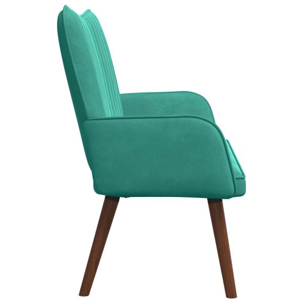 2-Sitzer Sofa Türkis 115 x 61 x 87 cm Samt