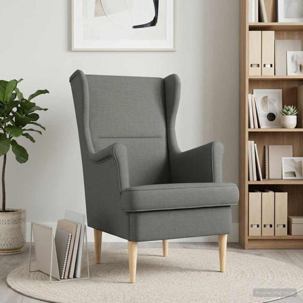 Sessel Dunkelgrau Stoff