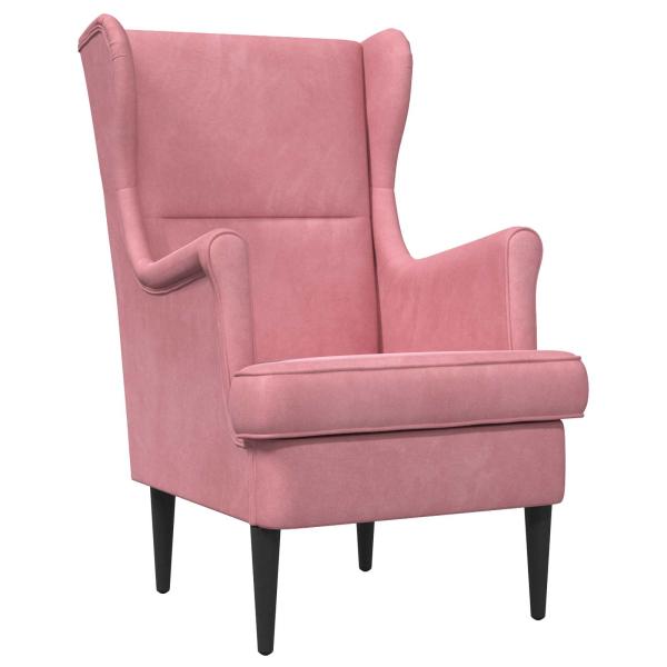 Sessel Rosa Samt