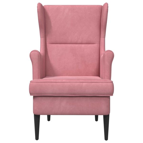Sessel Rosa Samt