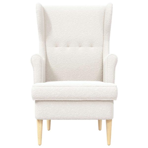 Sessel Creme Bouclé