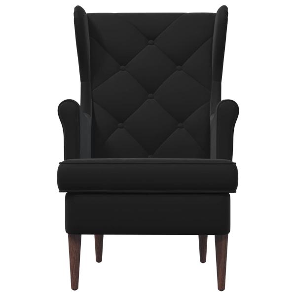 Sessel Schwarz Samt