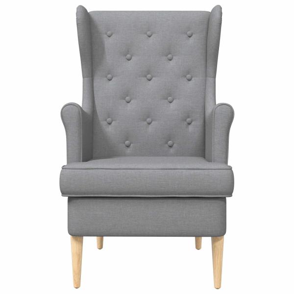 Sessel Hellgrau Stoff