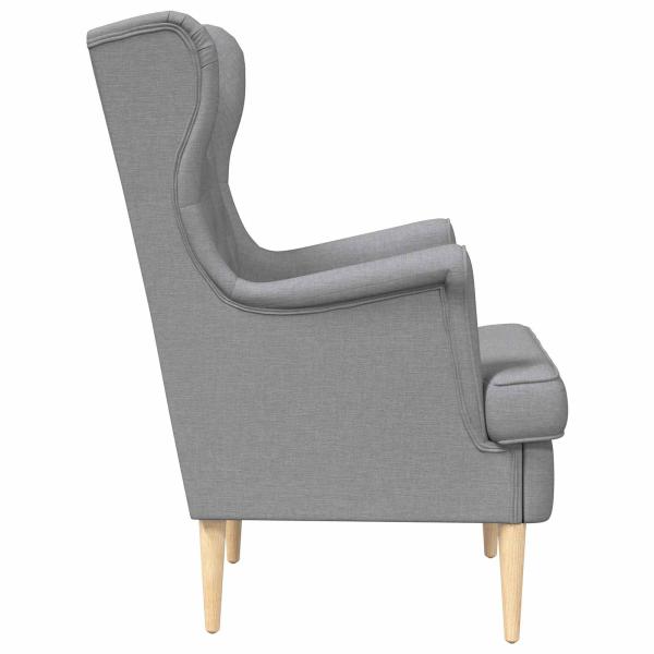 Sessel Hellgrau Stoff