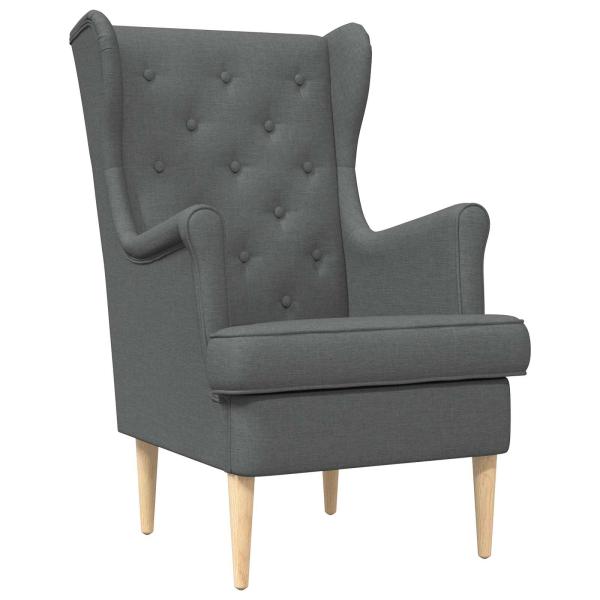 Sessel Dunkelgrau Stoff