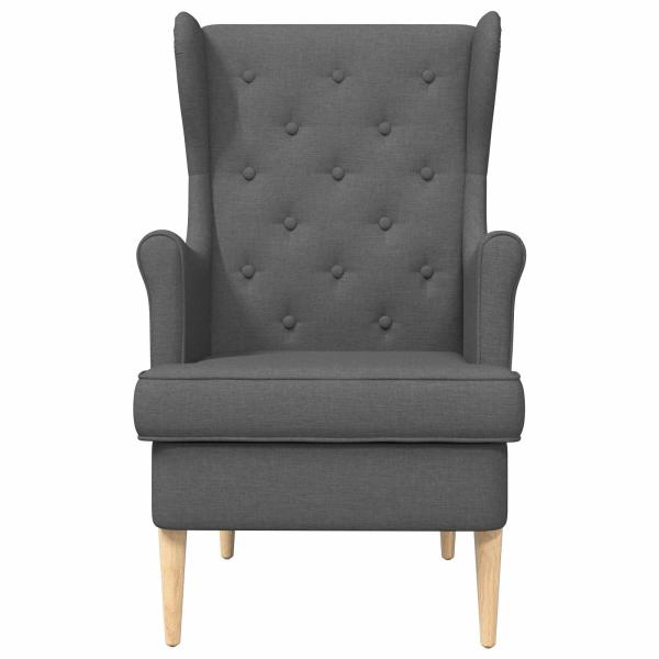 Sessel Dunkelgrau Stoff