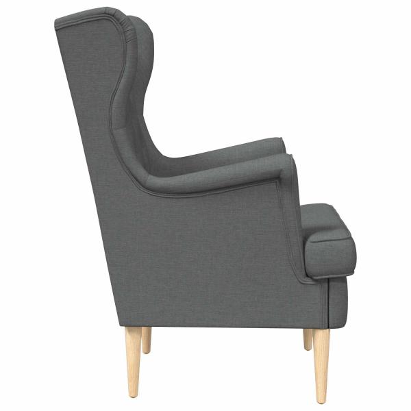 Sessel Dunkelgrau Stoff