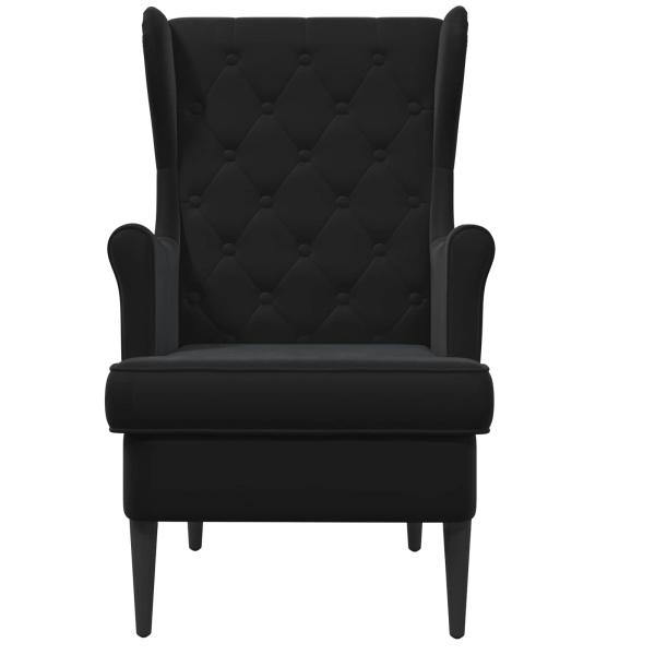 Sessel Schwarz Samt