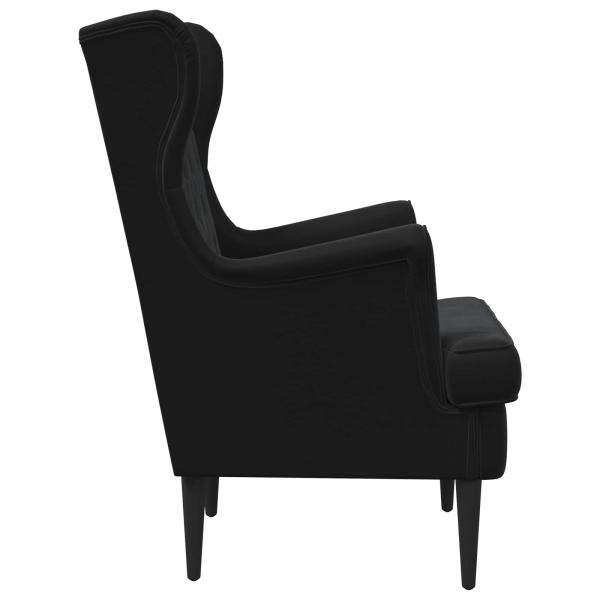 Sessel Schwarz Samt