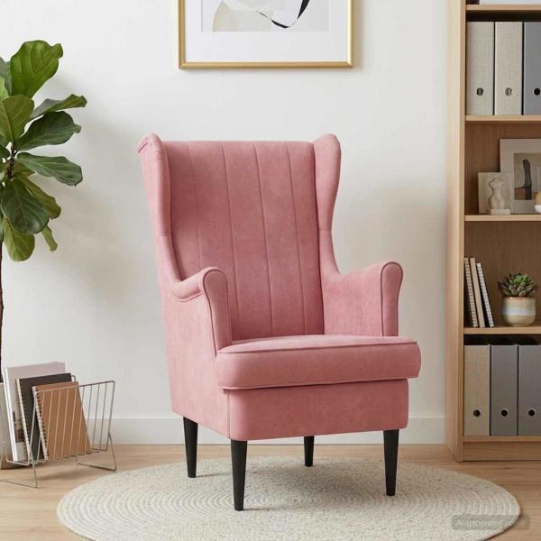 Sessel Rosa Samt