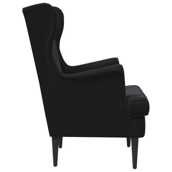 Sessel Schwarz Samt