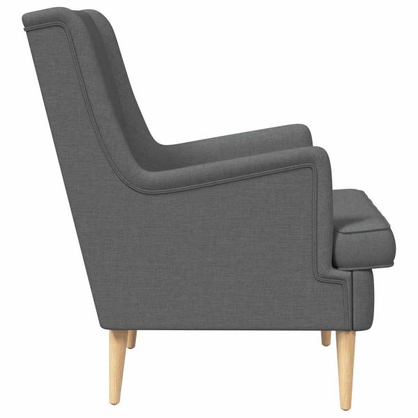 Sessel Dunkelgrau Stoff