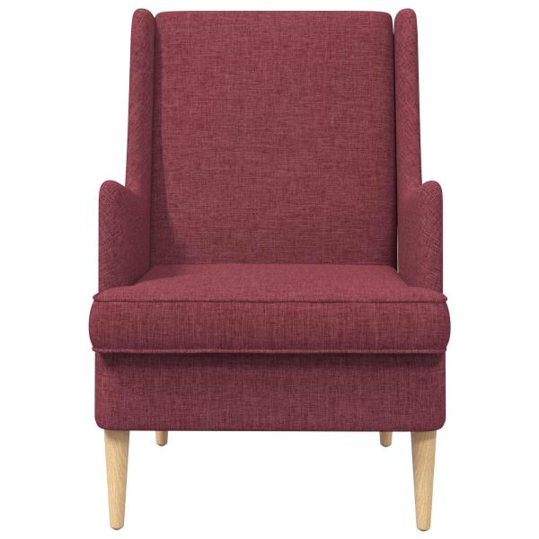 Sessel Weinrot Stoff