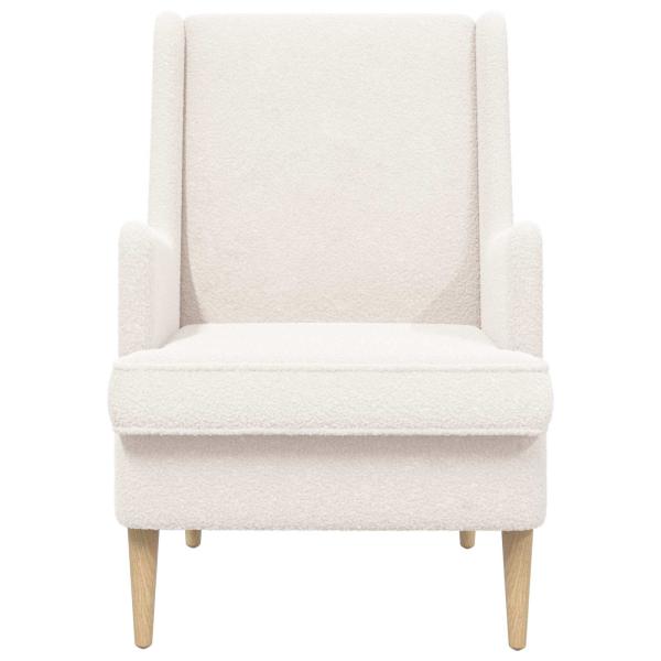 Sessel Creme Bouclé