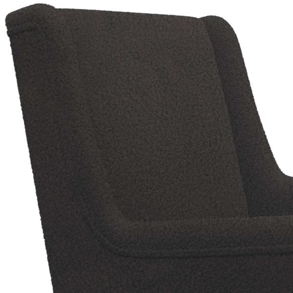 Sessel Schwarz Bouclé