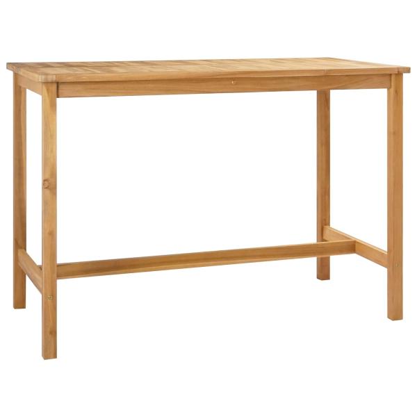 Bartisch Natur 150 x 75 x 105 cm Massivholz Teak