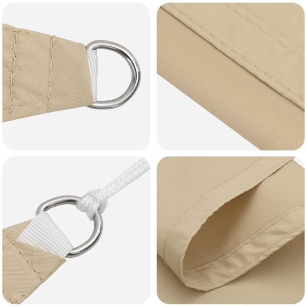 Sonnensegel 6 x 2 m PU beschichtetes Oxford