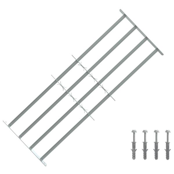ARDEBO.de - Sicherheitsgitter für Fenster mit 4 Querstangen 3 stk.