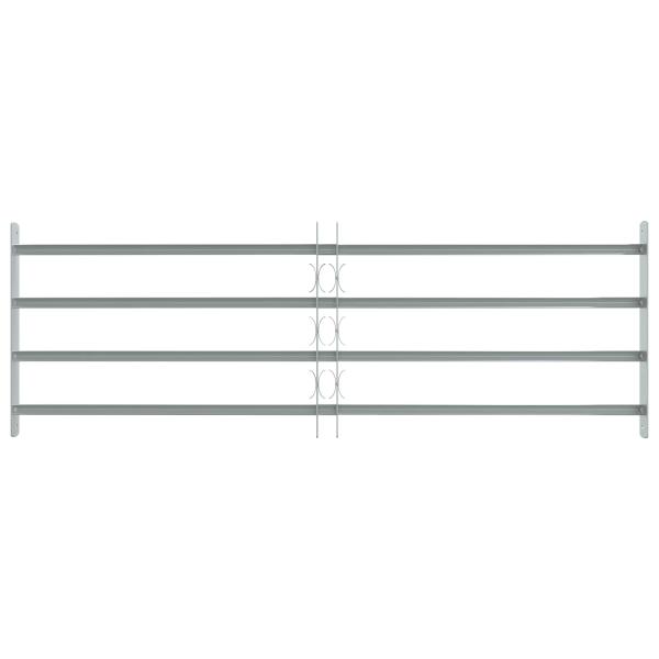 Sicherheitsgitter für Fenster mit 4 Querstangen 3 stk.
