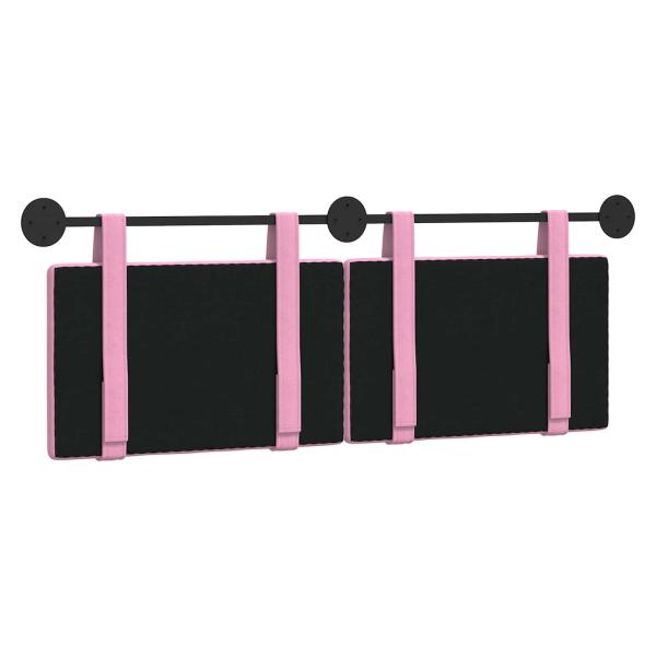 Hängendes Kopfteil Rosa Stoff