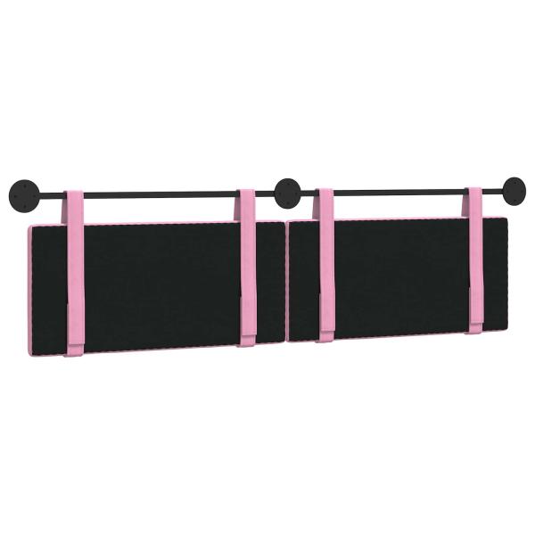 Hängendes Kopfteil Rosa Stoff