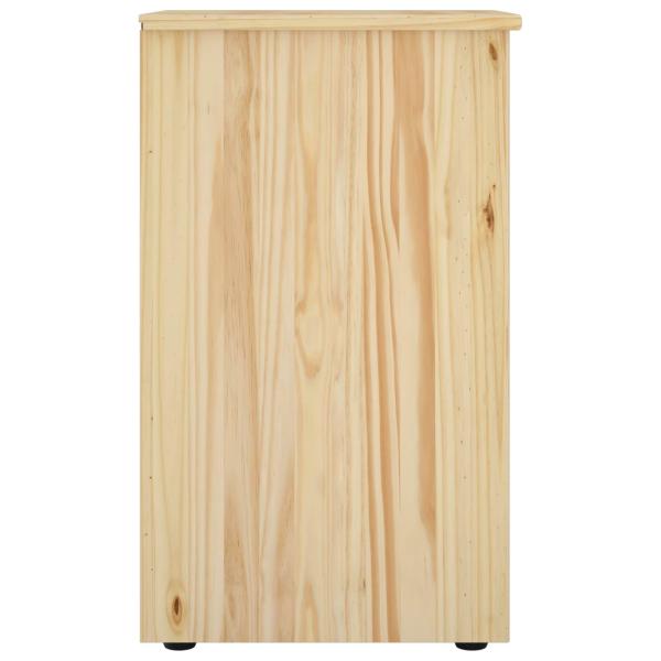 Schrank 34 x 39 x 61,5 cm Massivholz Kiefer Braun