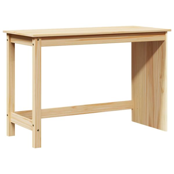 Schreibtisch Braun 112 x 50 x 75 cm Massivholz Kiefer
