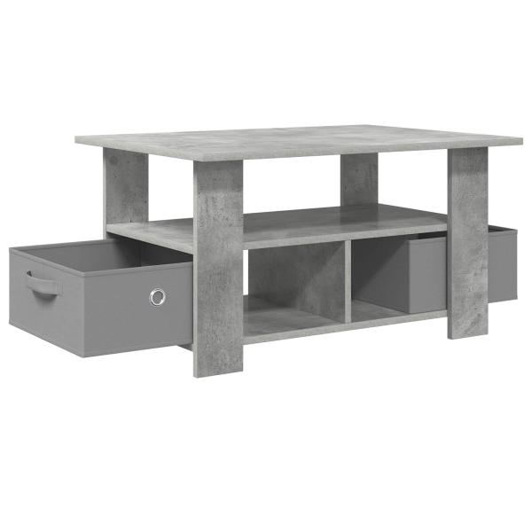 Couchtisch Beton Grau 77 x 55 x 42 cm Holzwerkstoff