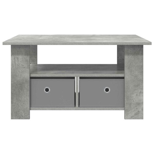 Couchtisch Beton Grau 77 x 55 x 42 cm Holzwerkstoff