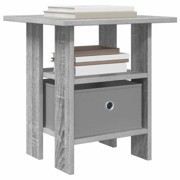 Nachttisch Graues Sonoma 41 x 40 x 45 cm Holzwerkstoff