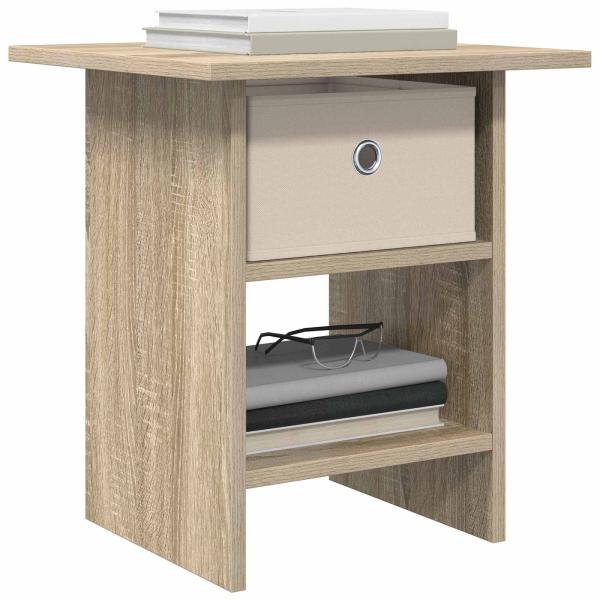 Nachttisch 2 Stk. Sonoma-Eiche 41 x 40 x 45 cm Holzwerkstoff