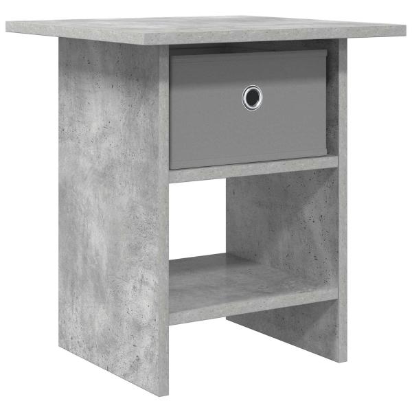 Nachttisch Betongrau 41 x 40 x 45 cm Holzwerkstoff