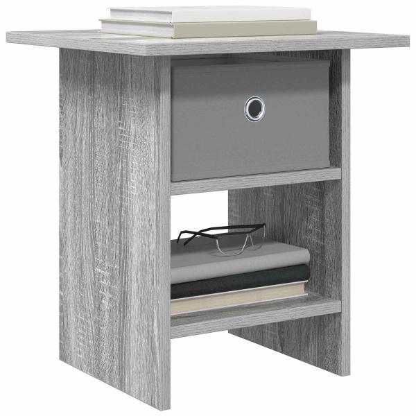 Nachttisch 2 Stk. Sonoma-Grau 41 x 40 x 45 cm Holzwerkstoff