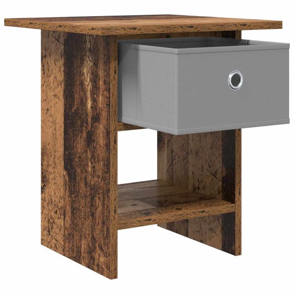 Nachttisch 2 Stk. Altholz 41 x 40 x 45 cm Holzwerkstoff