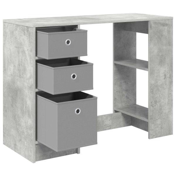Schreibtisch Betongrau 100 x 40 x 75 cm Holzwerkstoff