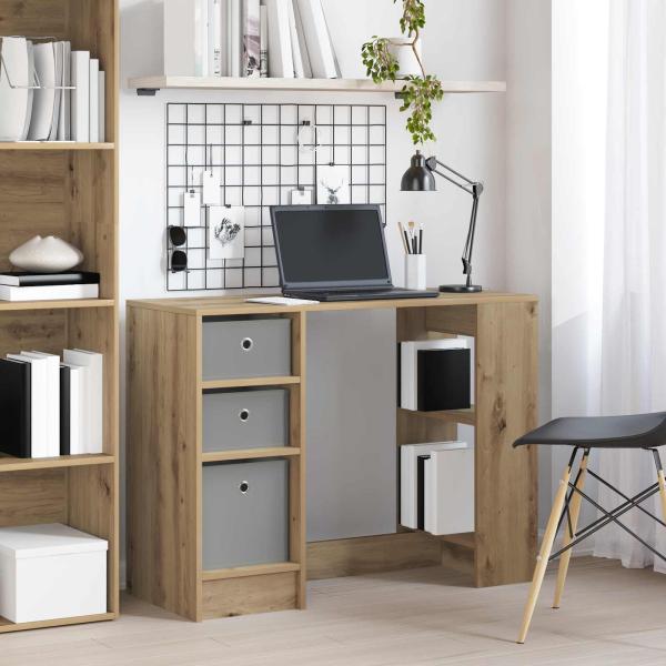 ARDEBO.de - Schreibtisch Artisan-Eiche 100 x 40 x 75 cm Holzwerkstoff