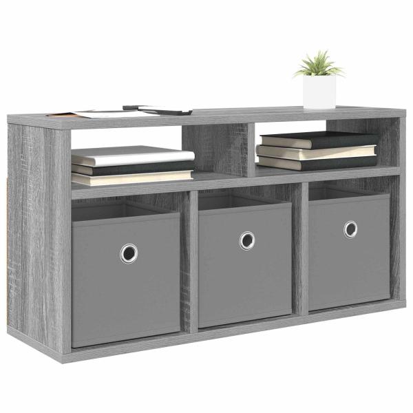 Lowboard mit Schubladen Graues Sonoma 72 x 22,5 x 38 cm